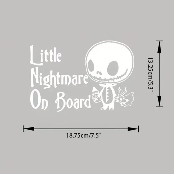 Nightmare Before Christmas Decal Baby - Picture 2 of 3